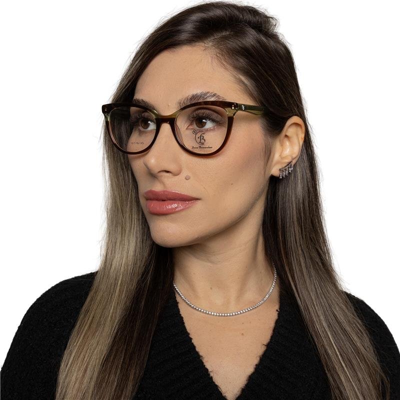 ARMAÇÃO PARA ÓCULOS DE GRAU OVAL GATINHO COLORIDO