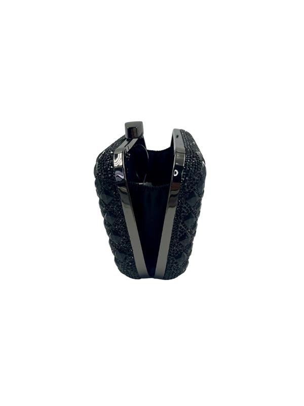BOLSA CLUTCH CRAVEJADA COM PEDRARIA
