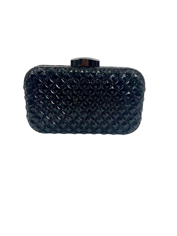 BOLSA CLUTCH CRAVEJADA COM PEDRARIA