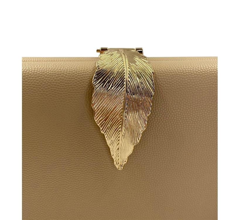 BOLSA CLUTCH FECHO FOLHA